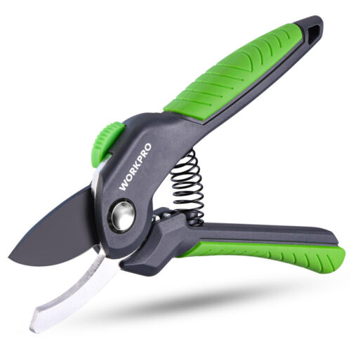 WORKPRO 8.5" Bypass Pruning Shear Heavy Duty Sharp Blade Garden Scissor Clippers - Picture 10 of 10