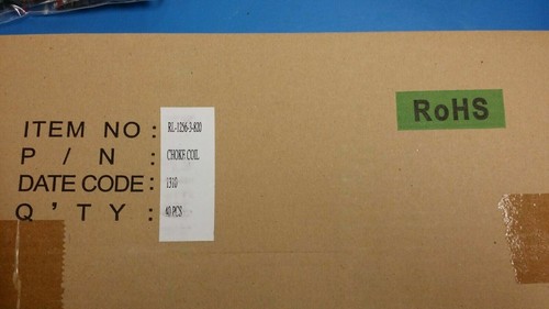 (20 PCS) RL-1256-3-820 RENCO RADIAL LEADED POWER LINE CHOKE 820uH 10% ROHS - Picture 4 of 5