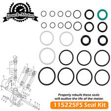 115225FS Kit guarnizioni gruppo inclinazione power trim per Yamaha Suzuki Honda Tohatsu Nissan