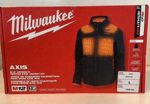 Milwaukee 234B-21L M12 Women's Heated AXIS Jacket Kit (Black) Size: L - 第 2/7 張圖片