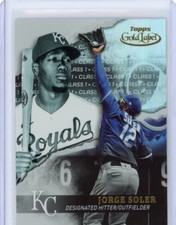 2020 Topps Gold Label Jorge Soler Class 1 Base - Kansas City Royals
