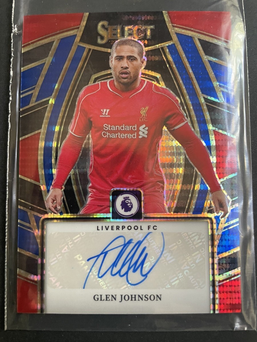23-24 PANINI PRIZM GUDJOHNSEN 直筆サインカード Panini Select Prizm 2023-24 Glen Johnson Liverpool SS-GJ