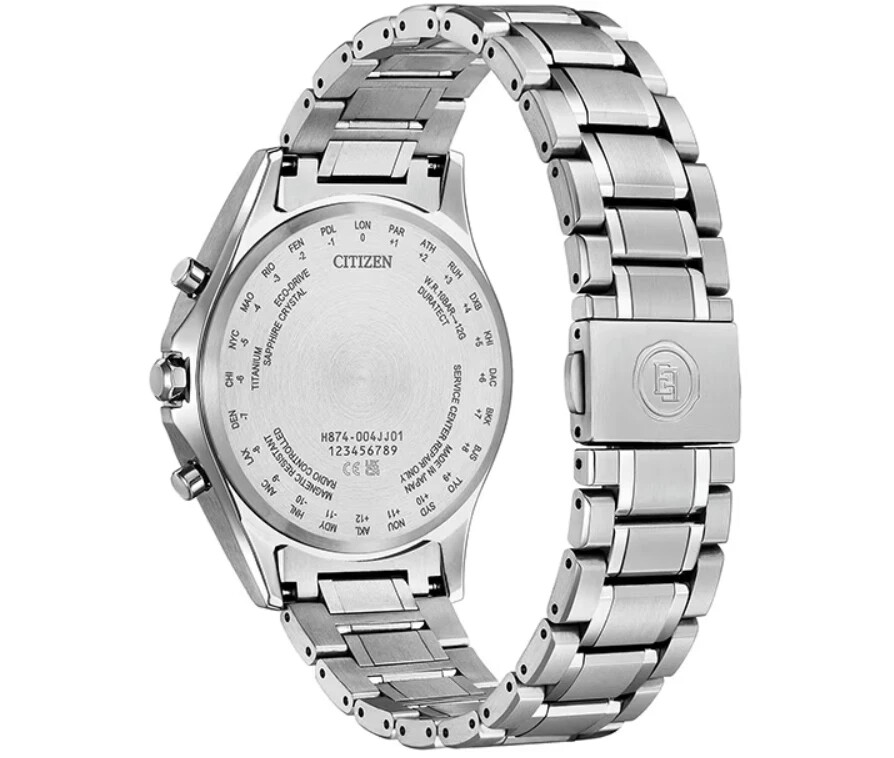 CITIZEN EXCEED Eco-Drive 電波受信稼働中 Citizen Men's EXCEED Solar-Powered Radio-Controlled Direct