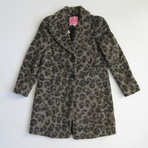 wool leopard coat