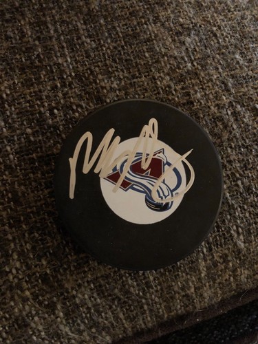 Puck da hockey Paul Stastny autografato Colorado Avalanche NHL con certificato di autenticità PSA - Foto 5 di 7