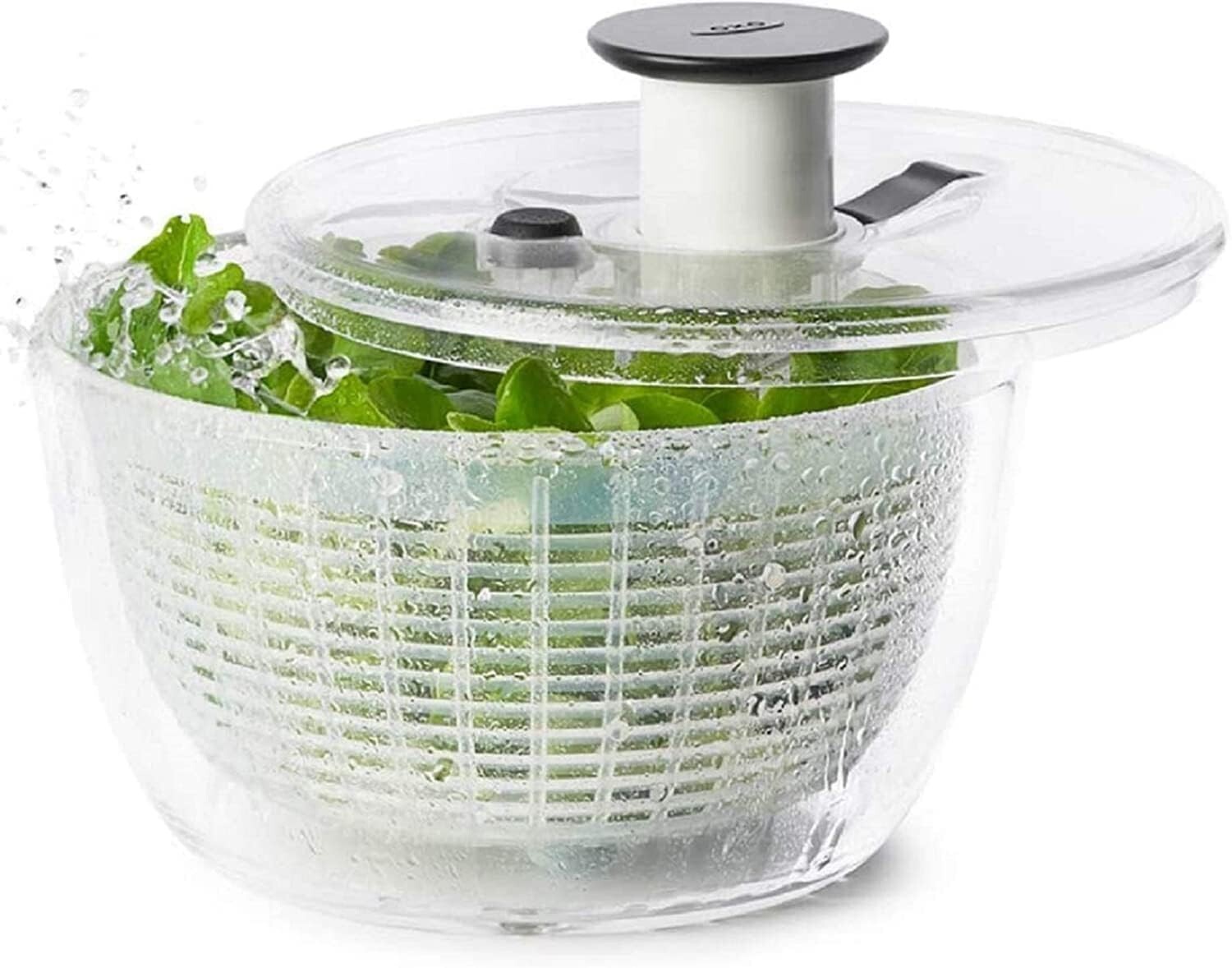 OXO Salad Spinner Vegetables Colander Dish Washer Safe Small Made in China NEW-image