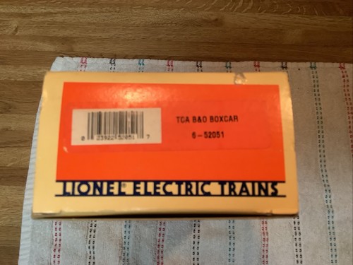 LIONEL 6-52051 B&O Sentinel 6464-095 Box Car TCA 1995 NIB - Picture 8 of 10