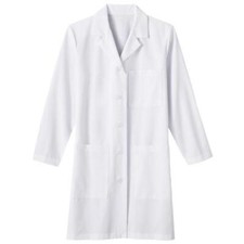 Women's 37 Inch Classic White Professional Consultation Lab Wear Coat Large