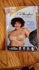 New Playtex 18 Hour Bra Wirefree Ultimate Lift True Support Womens 4745 Natural