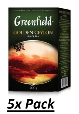 5x Loser schwarzer Ceylon Tee Golden Ceylon Black Greenfield Siyah çay чёрный