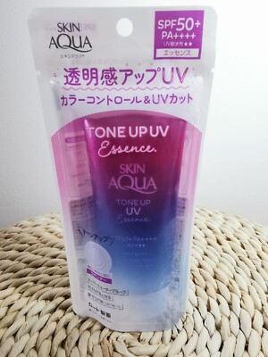 Neu 2024 Skin Aqua Sonnencreme Ton Up Make-up UV LSF50+ Essenz 80g Japan