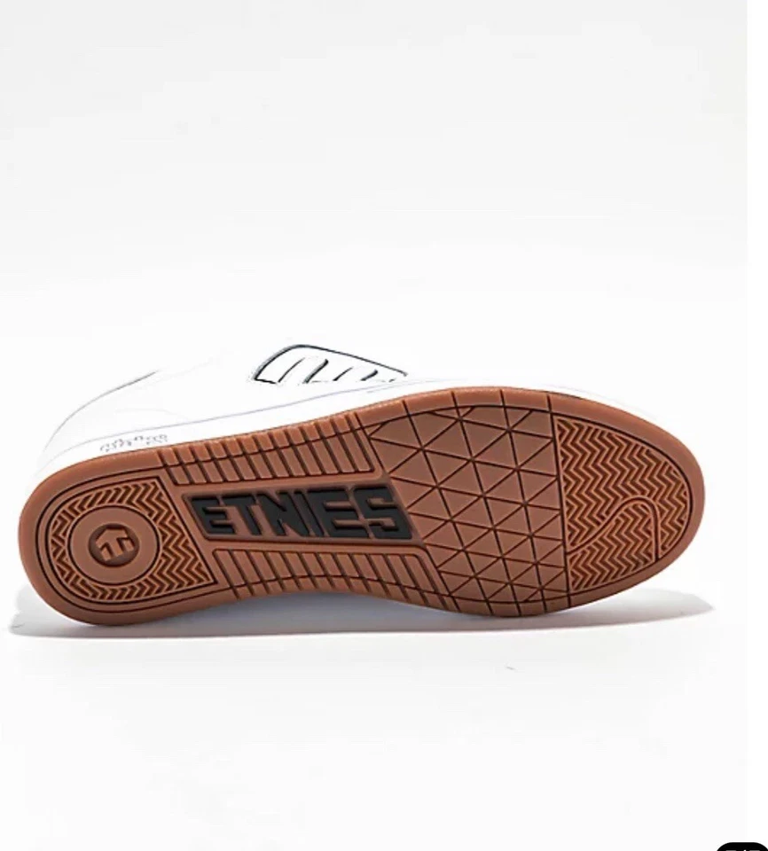 Zapatos de skate Etnies Callicut blancos y negros: talla 4 Foto 4 de 4