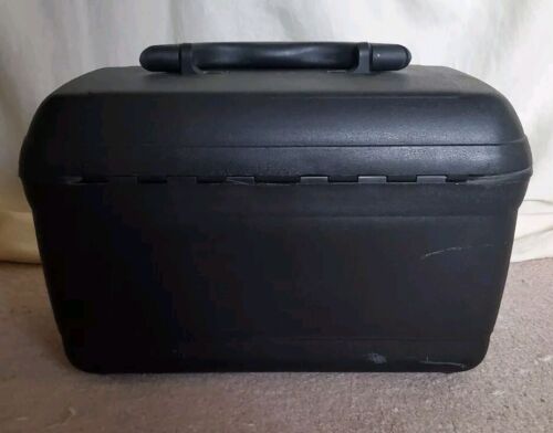 CARLTON Vanity Case guscio rigido serratura a combinazione vassoio grigio vintage anni 90 - Foto 5 di 12