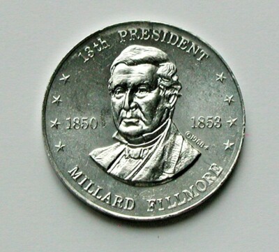 1968 SHELL's Mr. President Coin Game Millard Fillmore (1850-1853