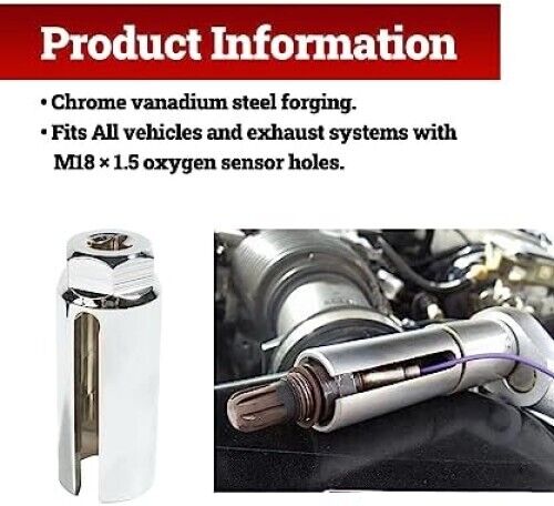 Zlirfy 5PCS Oxygen Sensor Removers,Automotive Oxygen Sensor Socket Wrench Remove - Picture 3 of 7