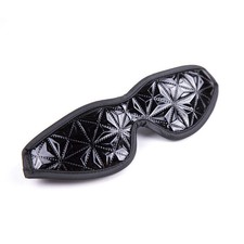 Binding PU Leather Blindfold Eye Restraint Roleplay Shade Party Patch Slaves