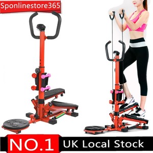 Foldable Hydraulic Stepper Fitness Machine Handlebar Twisting Waist Disc Lcd Uk 738603469459 Ebay