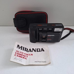 Miranda A-X 35mm Film Point and Shoot Camera w/ Bag & Instructions