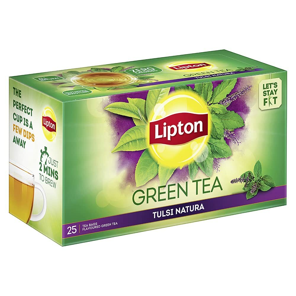 Lipton Green Tea Tulsi Natura - 25 bags