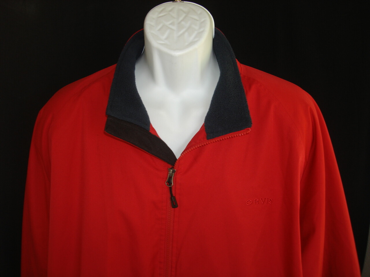 ORVIS SOLID RED CASCADE BONE-DRY FLEECE LINED JAC… - image 6