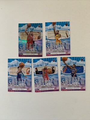 2022-23 Panini NBA Hoops Skyview Lot Of 5 Cards Andrew Wiggins, Lamelo Ball