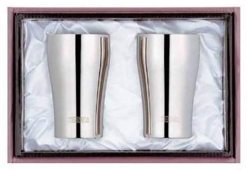 THERMOS Vacuum Insulation Tumbler Set 320ml Stainless Mirror JCY-320GP1 SM - Picture 2 of 2