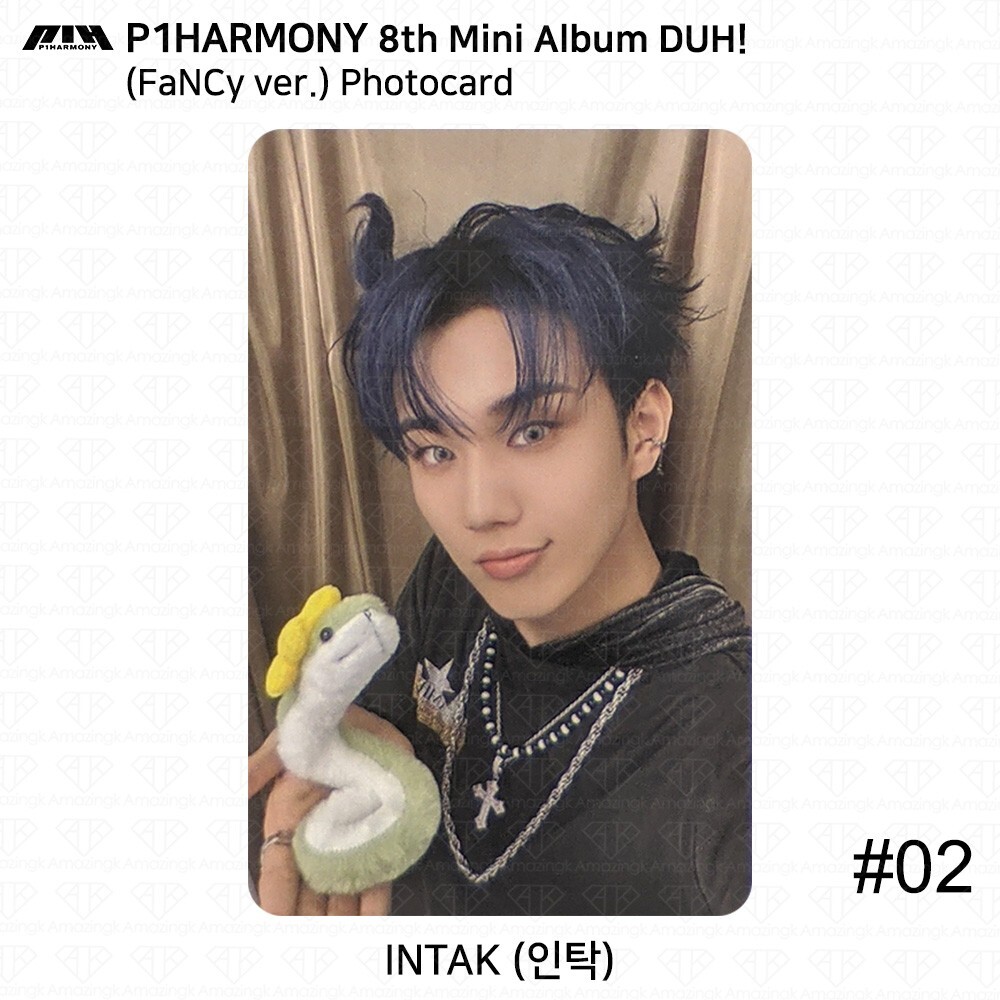 P1Harmony The 8th Mini Album DUH! FaNCy ver. Official Photocard