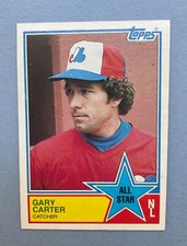 1983 Topps Baseball Gary Carter #404 HOF Montreal Expos
