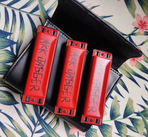 Stones/Mick Jagger/Lee Oskar Deluxe 3 Harmonica Set Ltd Ed 300 Sets Worldwide. - Picture 16 of 21