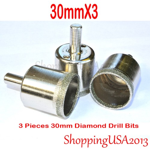 3mm-60mm All Size 3 Pieces Diamond Drill Bits Hole Saw Cutter Tools Sets - Picture 58 of 93