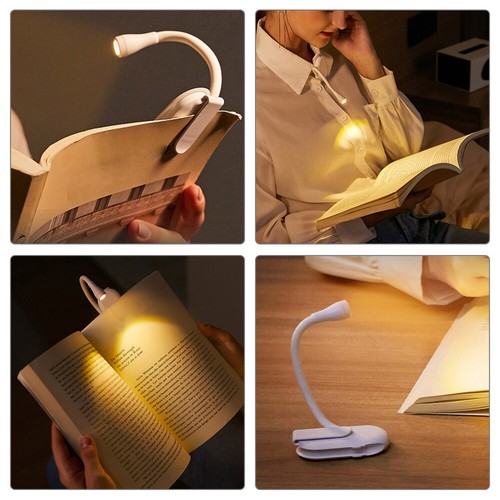 Wiederaufladbares Buch Licht Schlafzimmer Lesen lichtes Desktop - Bild 5 von 12
