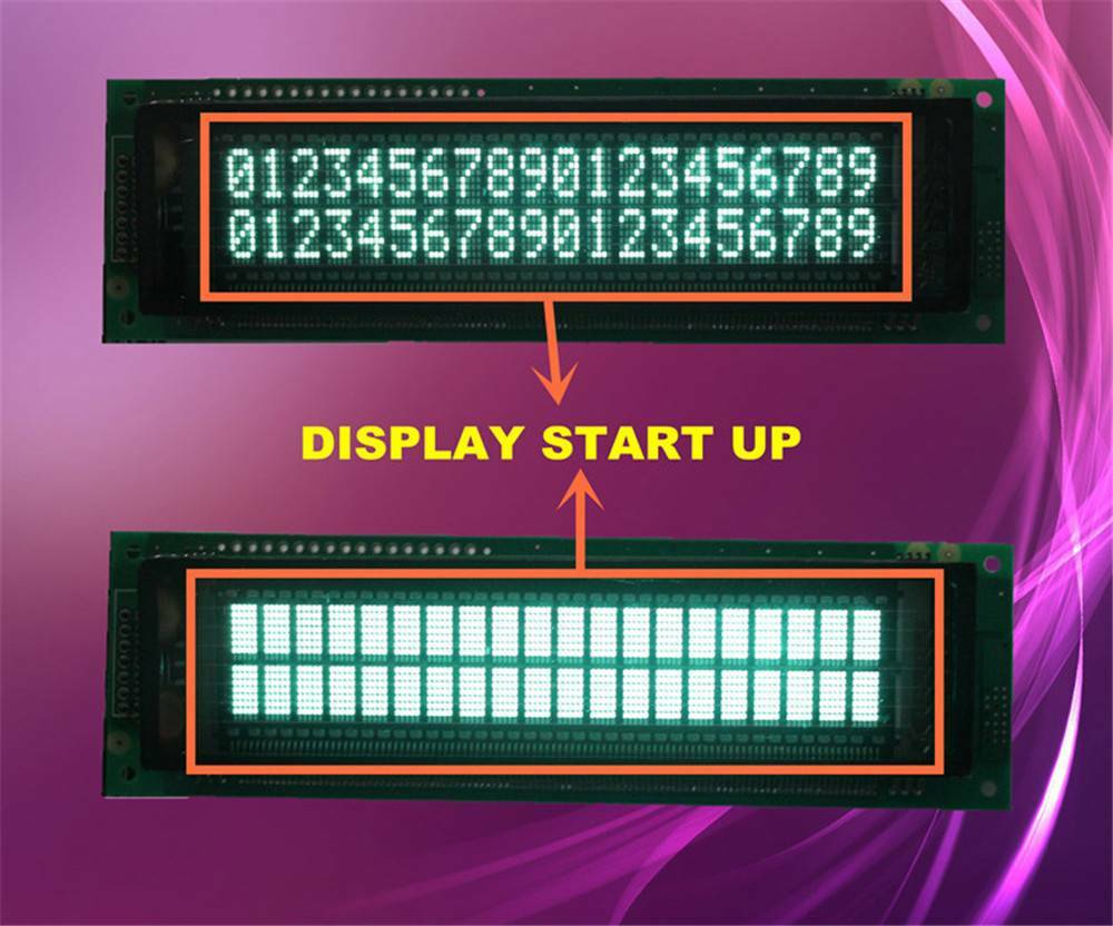 KH202MDA2-1 VFD Display Module Vacuum Fluorescent Display For