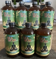 Pure Sea Moss Tonic Sea Moss W/Bladder Wrack Burdock Root Spirulina & Astragalus