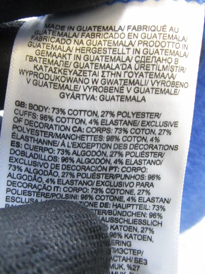 Pulôver The North Face com capuz feminino Xs azul algodão lã cropped - Imagem 4 de 4