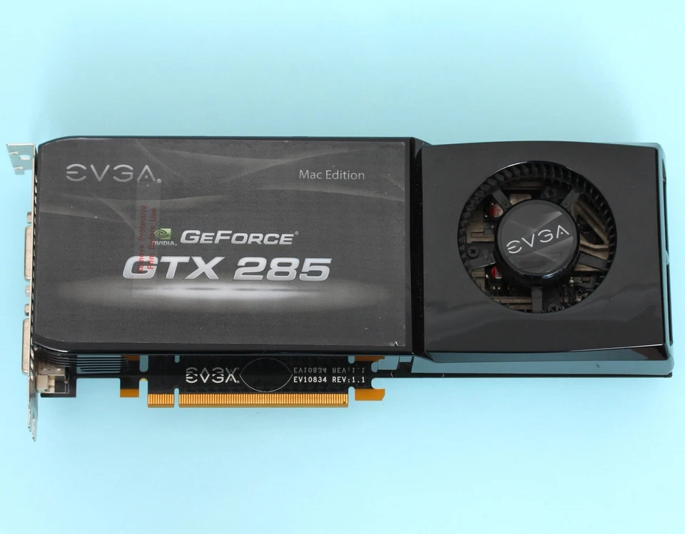 EVGA GeForce GTX 285 1GB Mac Edition for 3,1 4,1 2008 2009  Mac Pro EFI64 2x DVI - Image 3 of 4
