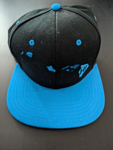 Hawaii State HI Aloha StrapBack Hat Cap Blue Black