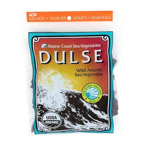 Maine Coast Sea Vegetables Organic Dulse Whole Leaf Bag | Nutritious Food & 