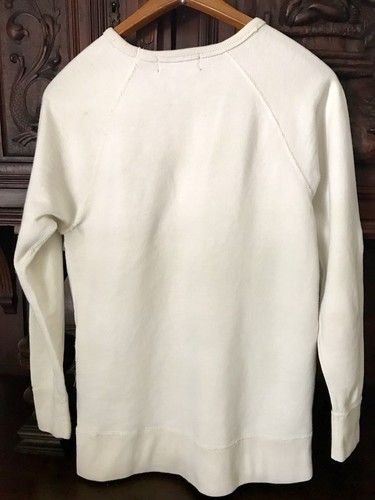 J Crew Size XXS Crew Neck Beige Sweater Side Zipper Athletic Sweatshirt Pullover - Picture 7 of 7