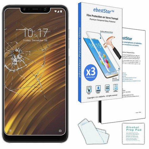 Xiaomi Pocophone F1 Film Protection D'écran Vitre en Verre Trempé anti-choc - Picture 3 of 3