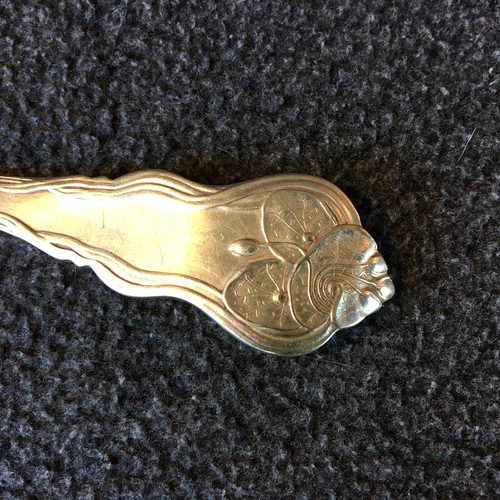 Antique ART NOUVEAU Silverplate Ladle / Gravy Spoon - Picture 7 of 9