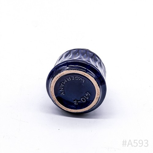 2er Set Ceramic Vase With Henkel Scheurich 410-7 W.Germany Blue 5 X 6,5 CM - Picture 13 of 24
