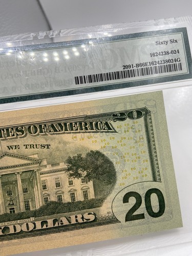 2004A $20 RADAR NOTE. PMG 66 - Picture 7 of 8