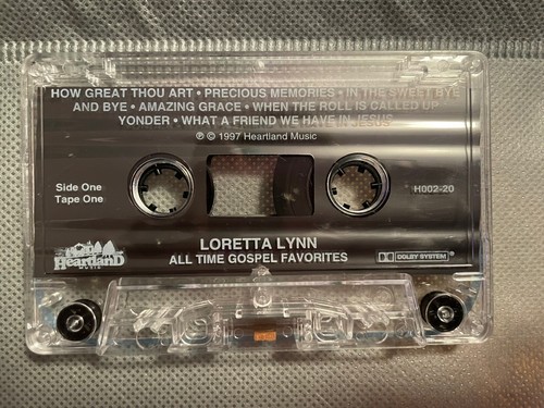 Loretta Lynn ALL TIME GOSPEL FAVORITES (1997, Cassette Tape) Tape 1 only, TESTED - Picture 4 of 5