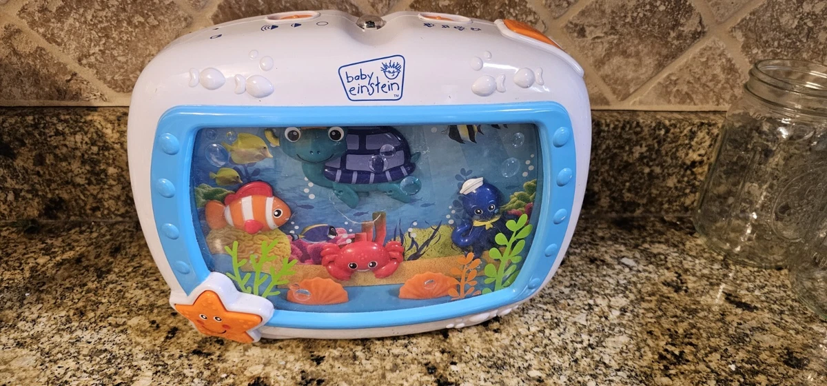 Baby Einstein Swimming Aquarium Moving Sea Creatures Musical Crib