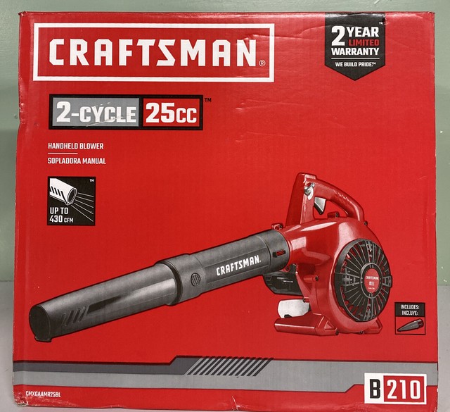 Craftsman CMXGAAMR25BL 2Cycle 25cc Handheld Blower. New in box. eBay