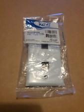 ICC Stainless Steel Classic Faceplate with 2 Ports IC107SF2SS