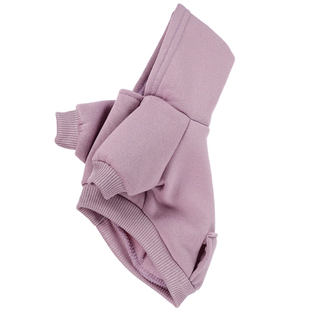 VETEMENTS Felpa con cappuccio cane cucciolo di cotone 3 pezzi vestiti caldi calda