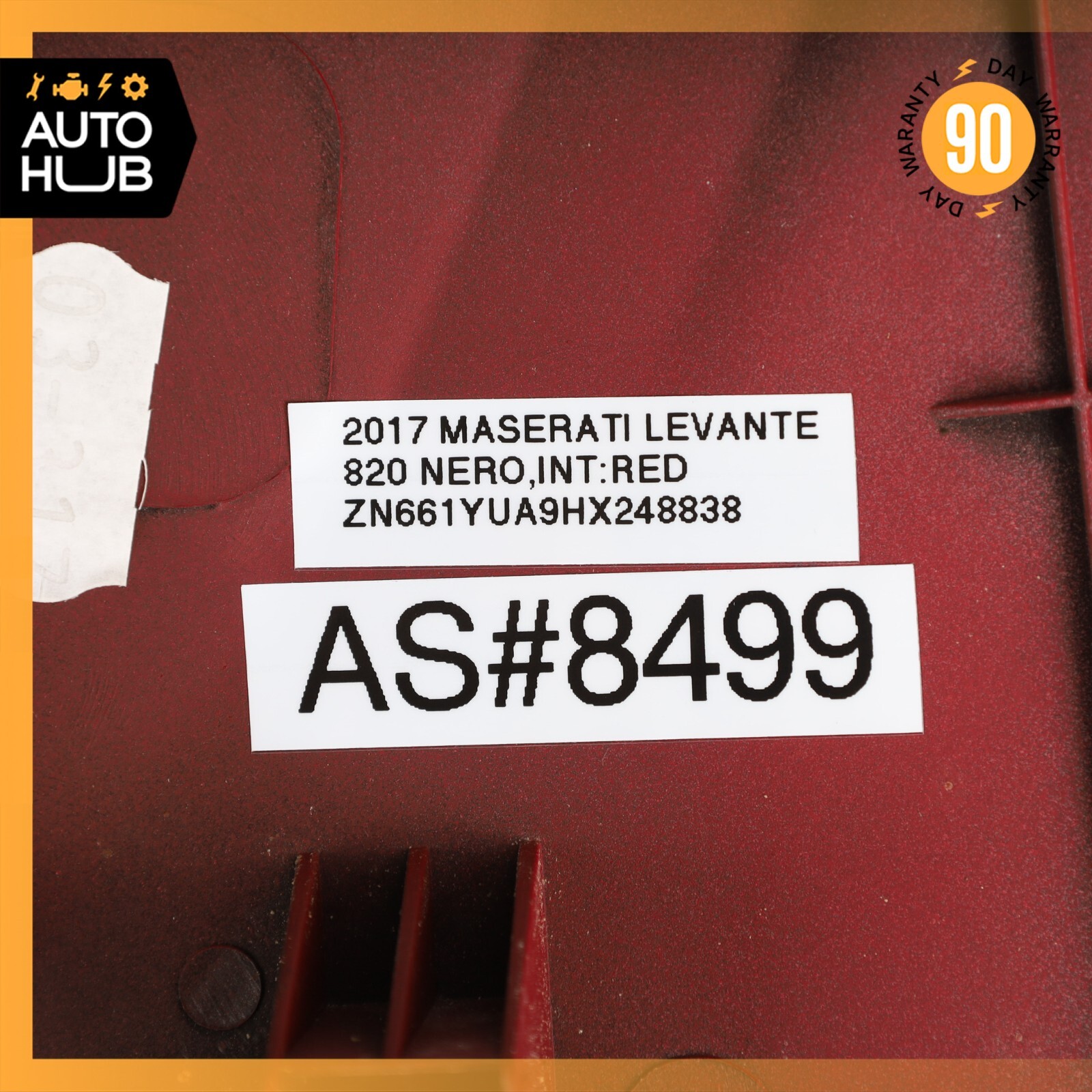 14-20 Maserati Levante S M161 Front Right Side Seat Switch Cover Trim OEM 26k