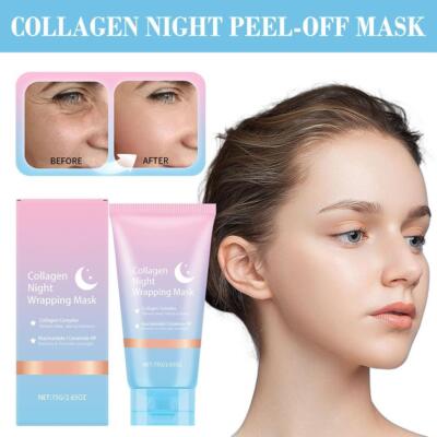 Collagen Night Tearing Facial Mask Cleaning Cutin, Moisturizing, Oil Contr FAST