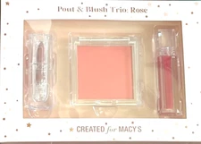 3-Pc. Pout & Blush Trio Lip & Cheek Set - Rose NET WT.: 0.38oz / 10.9g